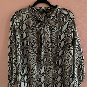 Snakeskin Blouse
